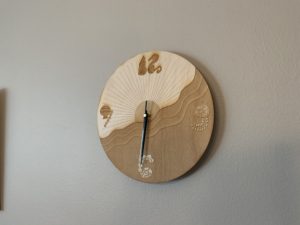 Woody Clock Design